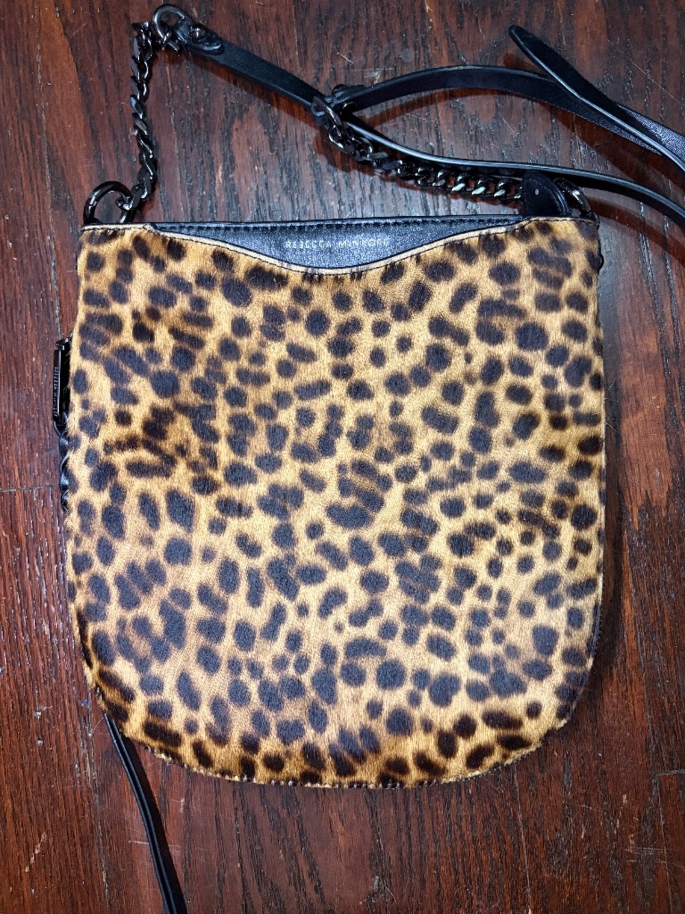 Rebecca Minkoff Emma Genuine Calf Hair Swing Crossbody Bag
